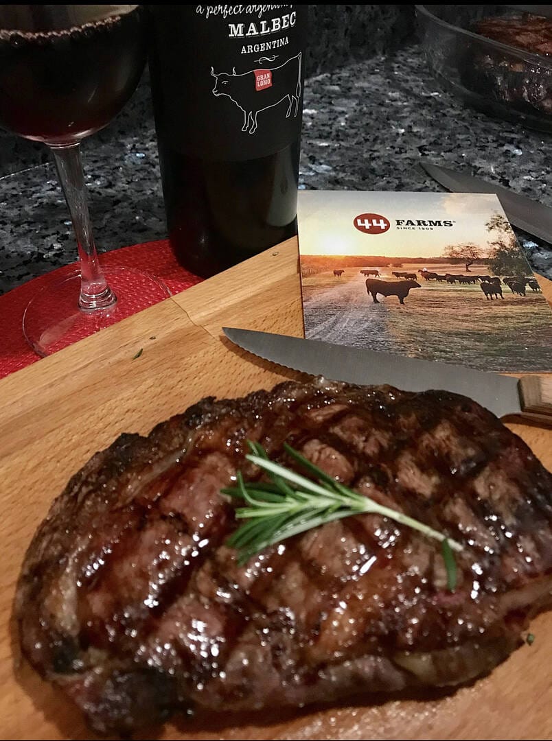 Customer photo review of USDA Prime Boneless Ribeye Steak