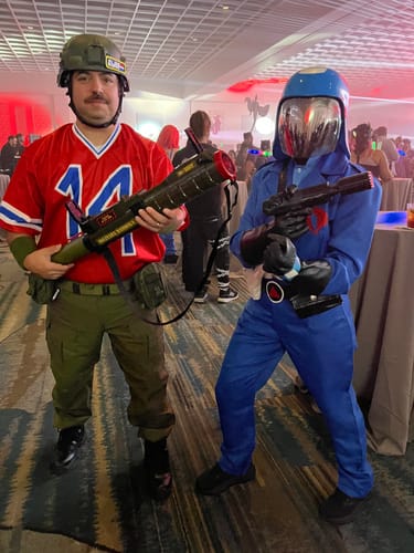 Customer photo review of Bazooka GI Joe Football Jersey