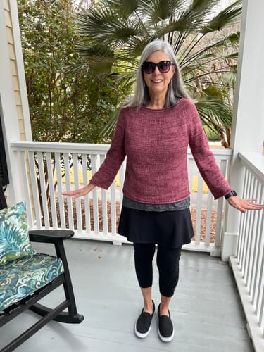 Customer photo review of 15" Summit Skirted Leggings w/Pockets