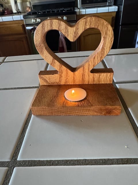 Customer photo review of 12x6" Small Cross Acrylic Router Template