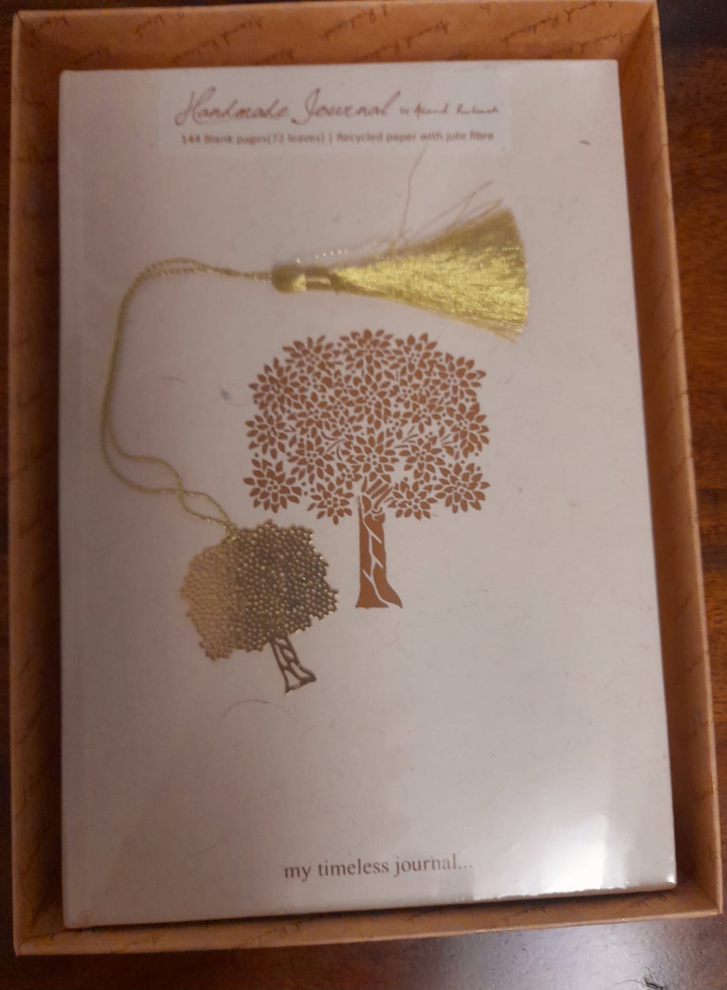 Customer photo review of Notebook Hardbound Tree