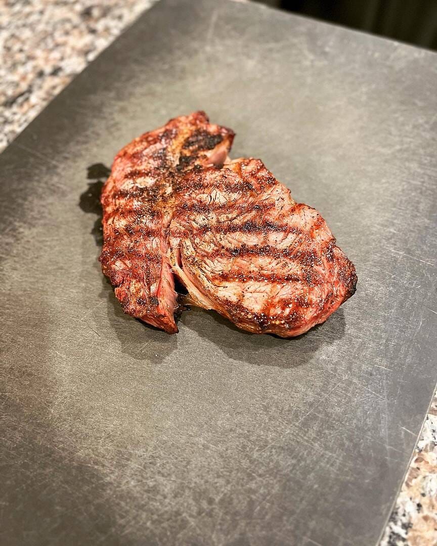 Customer photo review of USDA Prime Boneless Ribeye Steak