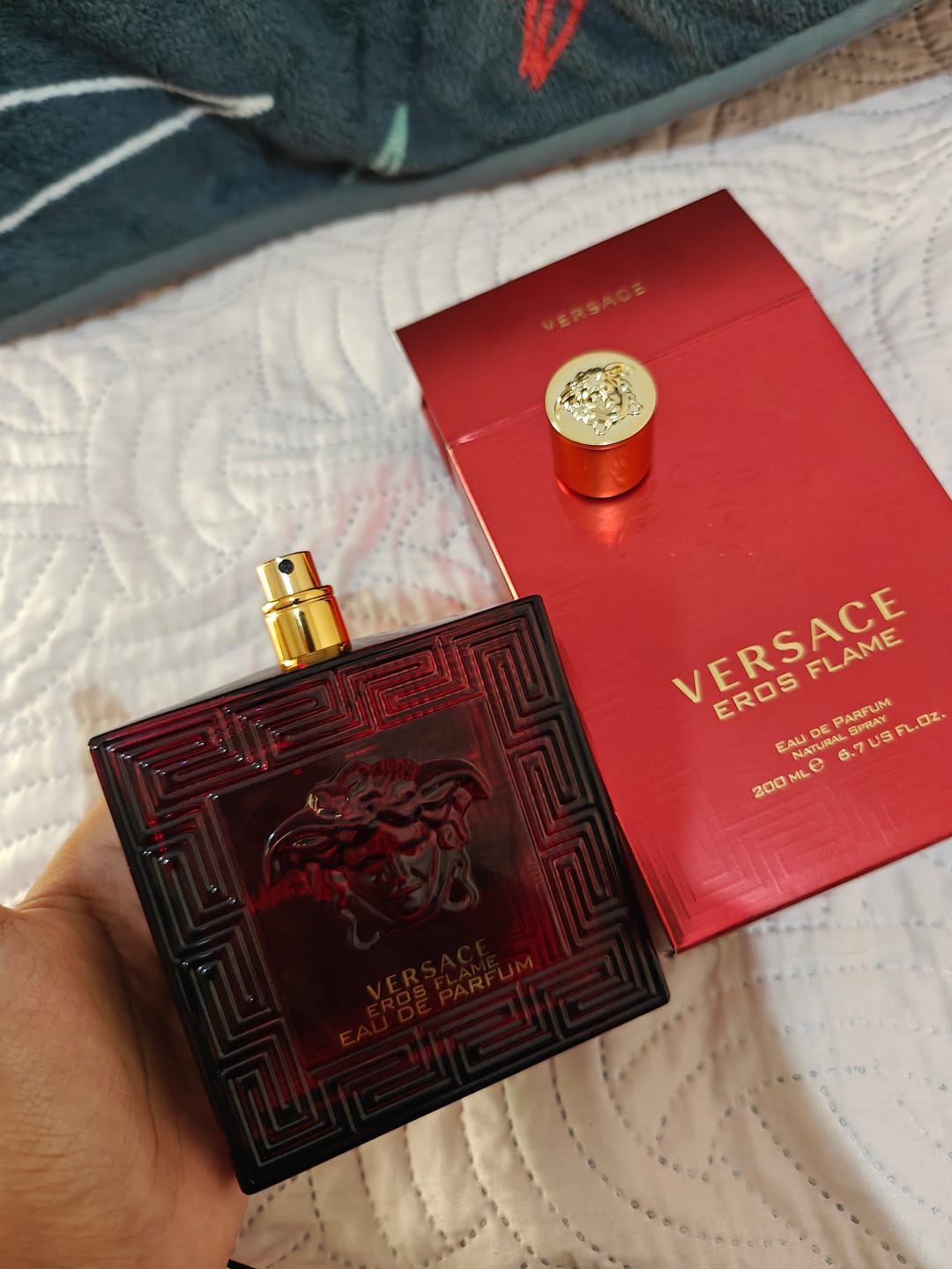Customer photo review of Perfume Versace Eros Flame 200ml EDP