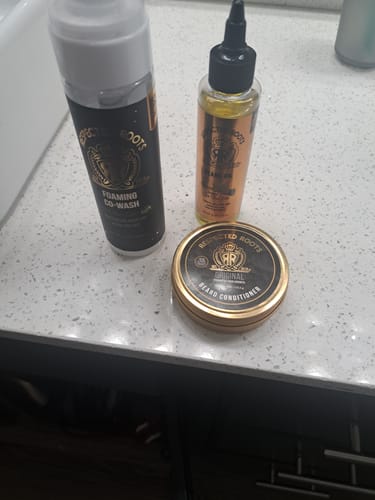 Customer photo review of Beard Care Kit