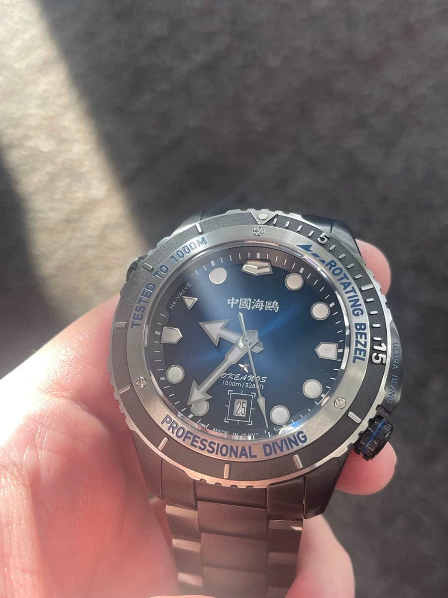Customer photo review of Seagull Okeanos Professional Ultra Diving Auto-Mechanical Watch Waterproof 1000M