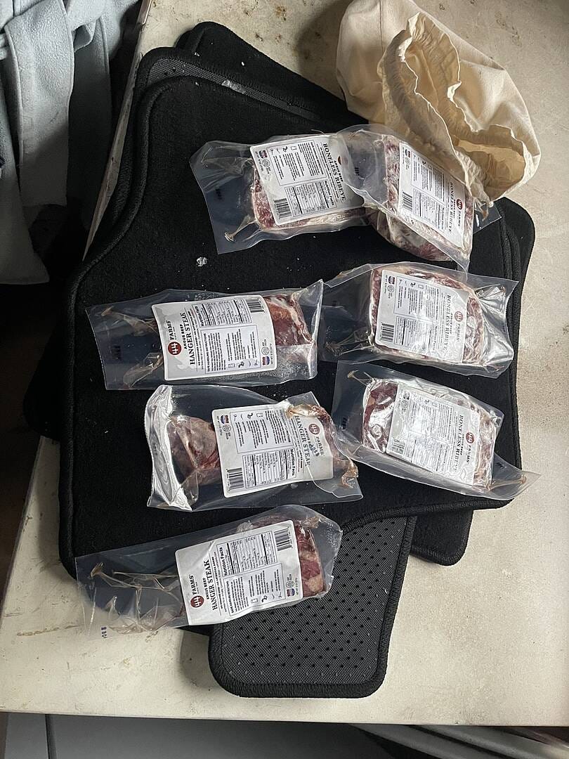 Customer photo review of Choice Hanger Steak