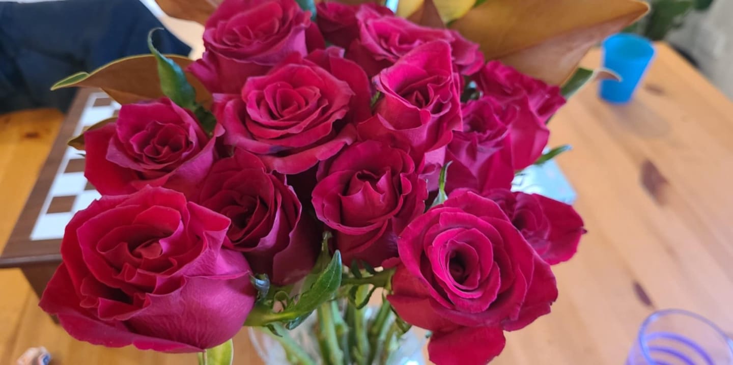 Customer photo review of Red Roses