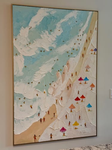 Customer review photo for Plaster Art Texture Painting #SG212