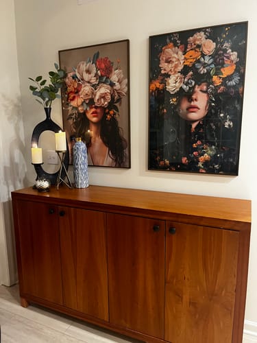 Customer photo review of Victorian Flowers Print