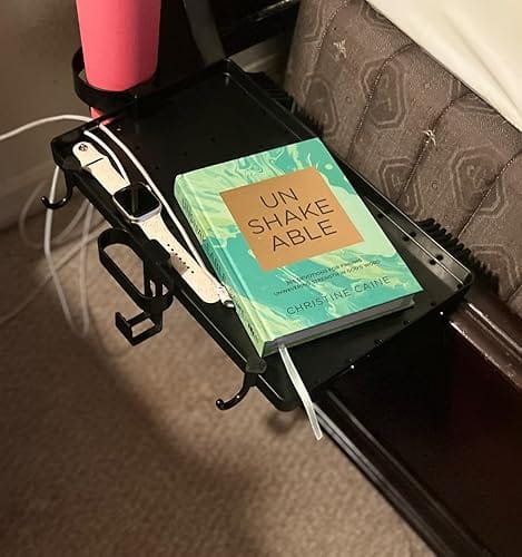 Customer photo review of The DormEssential Bedside Shelf / BedShelfie - DormEssential