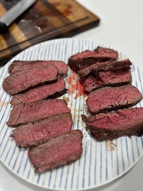 Customer photo review of Choice Bavette Steak