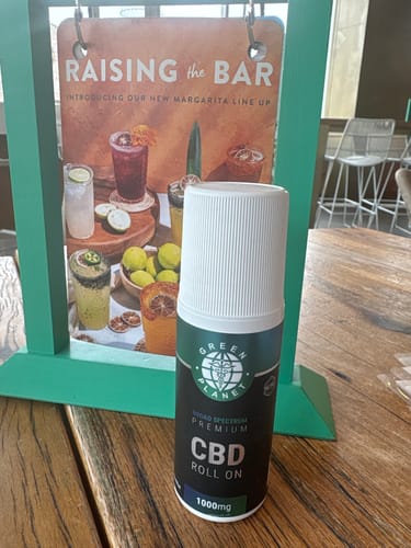 Customer photo review of Pain Relief Rub Roll-On 1000/2000/5000Mg CBD 3 Oz.