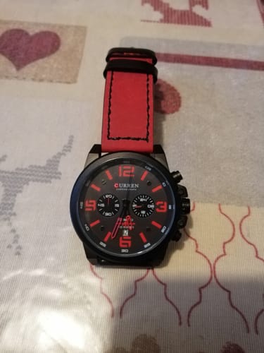 Customer photo review of Curren Sofia® orologio uomo pelle