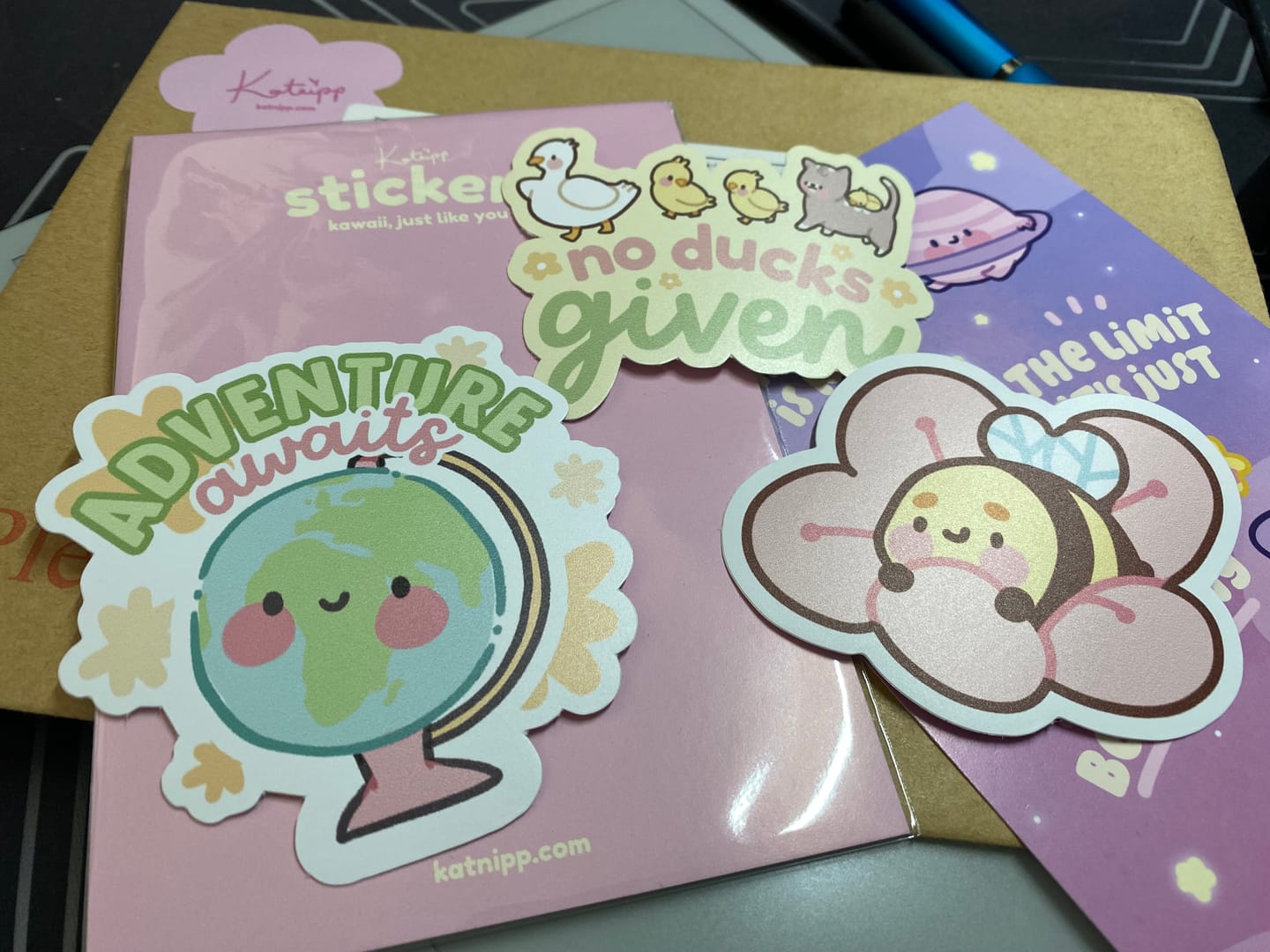 Customer photo review of Bumblebutt Sakura Flower Die-Cut Vinyl Sticker | Cute Kawaii Decor