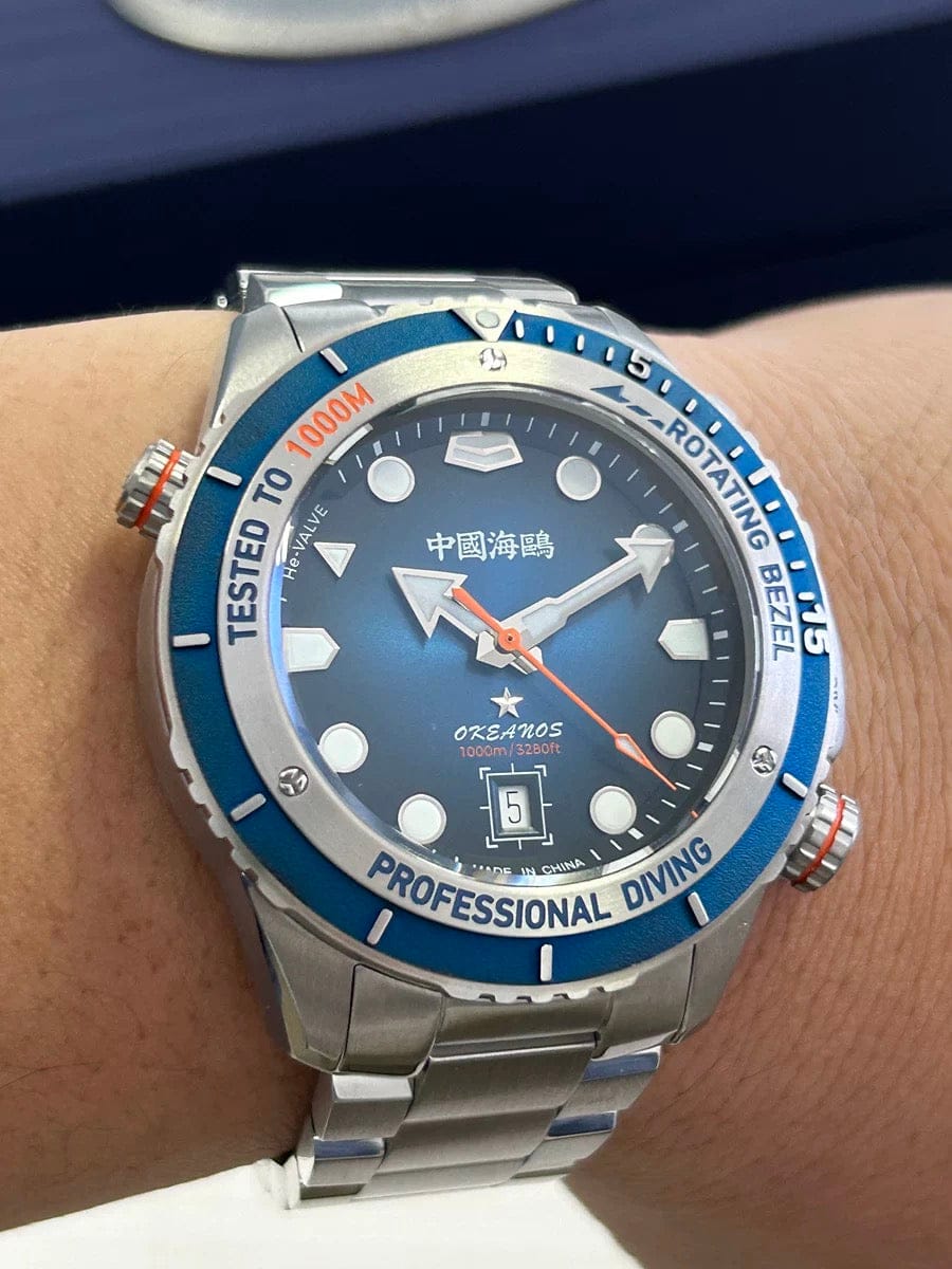 Customer photo review of Seagull Okeanos Professional Ultra Diving Auto-Mechanical Watch Waterproof 1000M