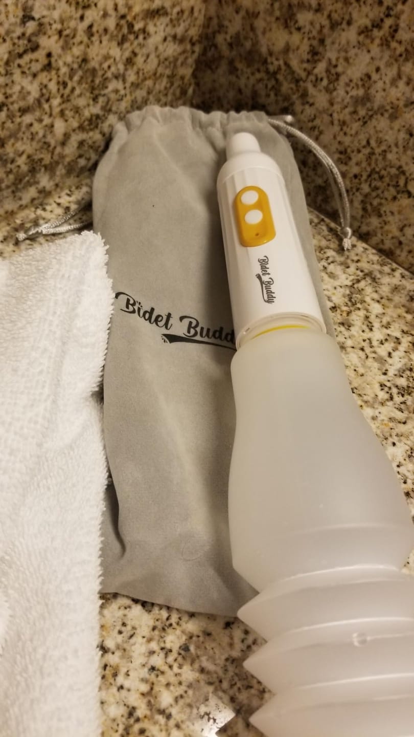 Customer photo review of PureJet Rechargeable Portable Bidet