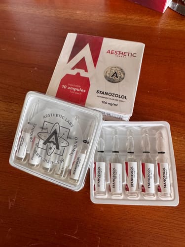 Reseña con foto de un cliente sobre Aesthetic Labs Stanozolol Aceite 100 MG