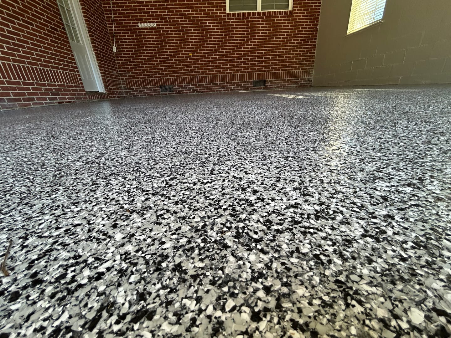 Customer photo review of Polyaspartic Floor Coating - Rockhard Poly 2 Gal. Kit