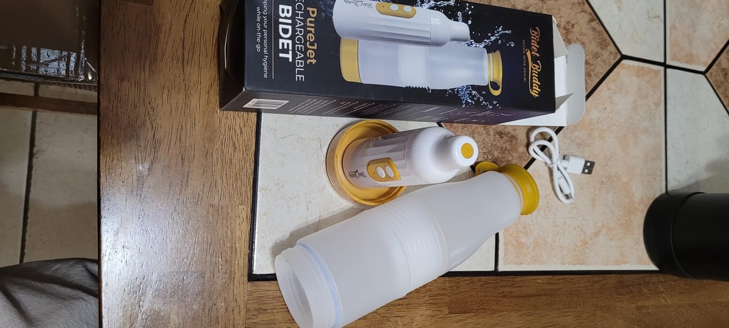 Customer photo review of PureJet Rechargeable Portable Bidet