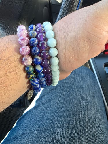 Customer photo review of Pulsera de Selenita 🌙🤍🧘‍♂️ (8 mm) Activación Espiritual y Elevación de Conciencia