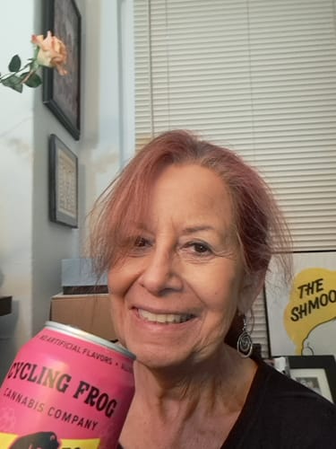 Customer photo review of Sparkling THC Raspberry Lemonade, 4pk