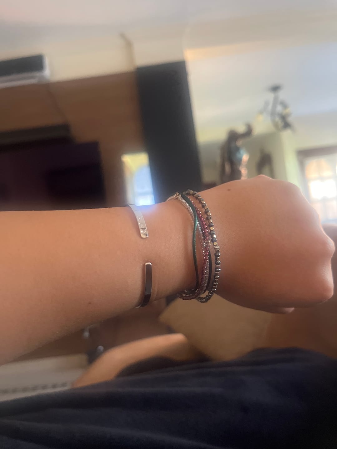 Customer photo review of COMBO Brazaletes personalizados combinables (INCLUYE 2)