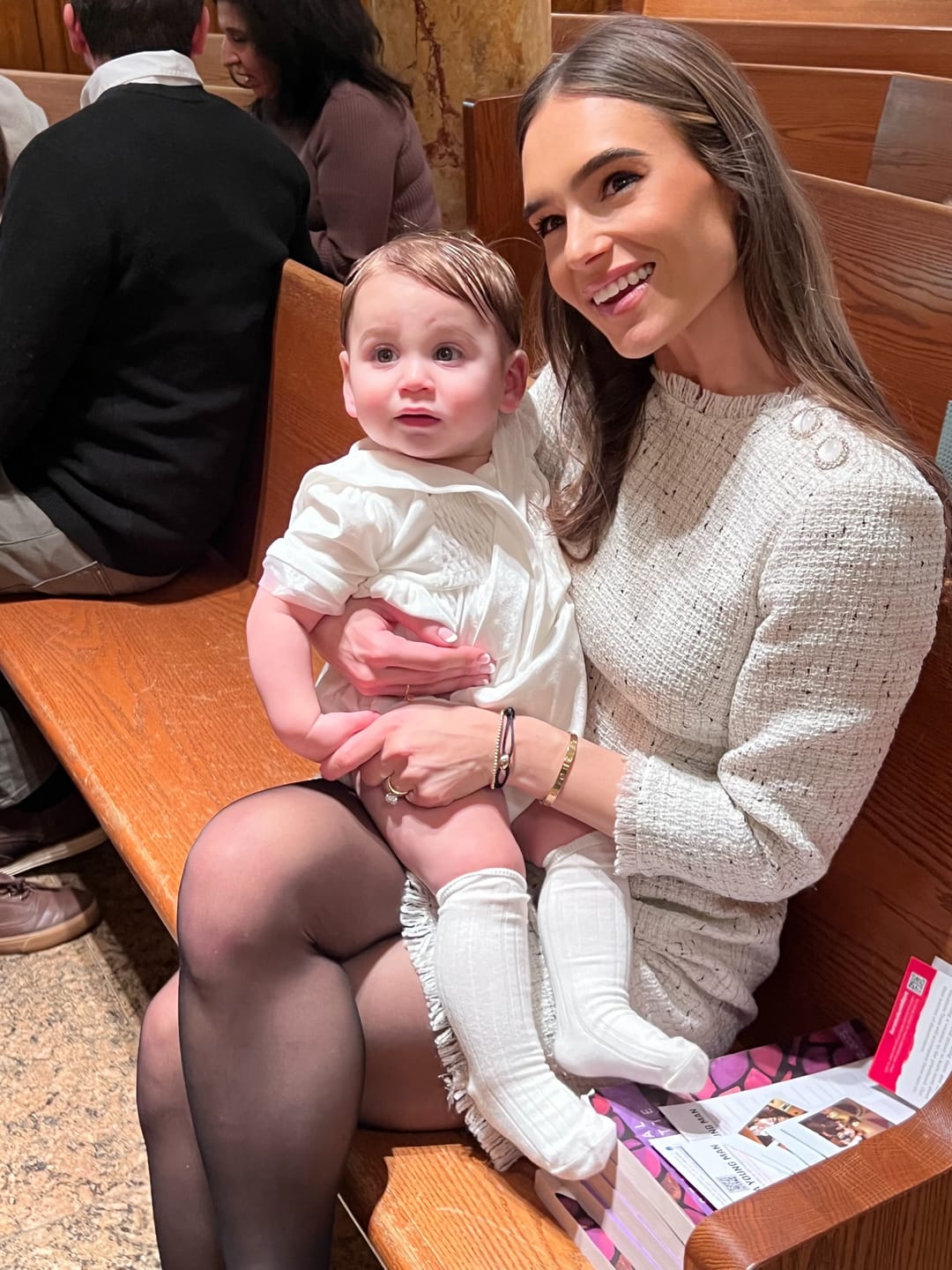Customer photo review of Helenus Velour Ivory Romper