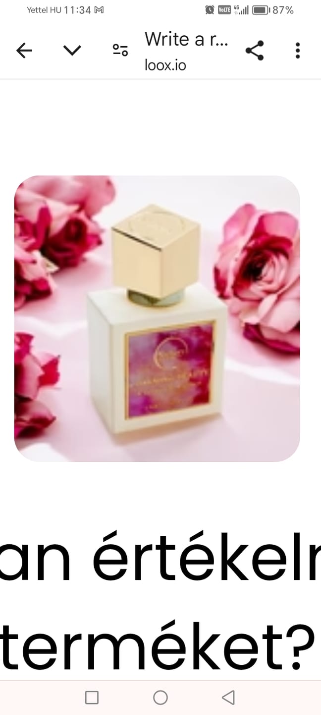 Customer photo review of Nichery Charming Beauty Extrait de Parfum - Női 50ml