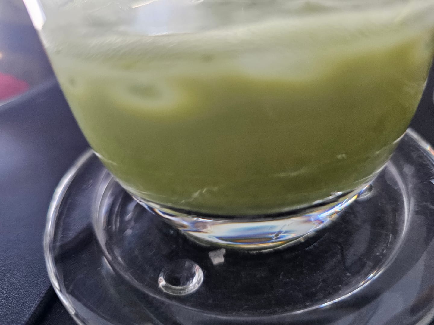 Customer photo review of Unsweetened Matcha Latte