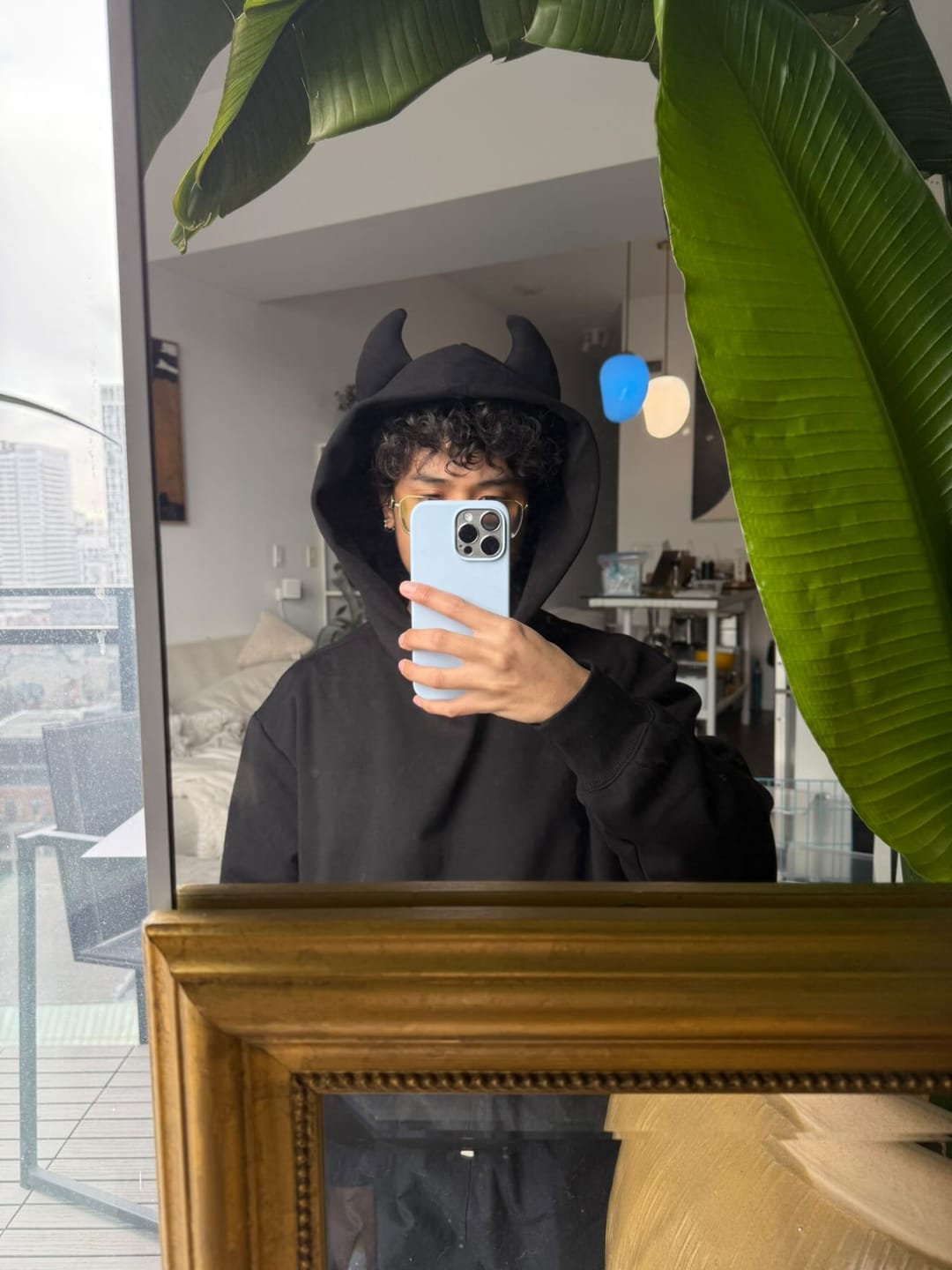 Customer photo review of DEVIL HOODIE - BLACK