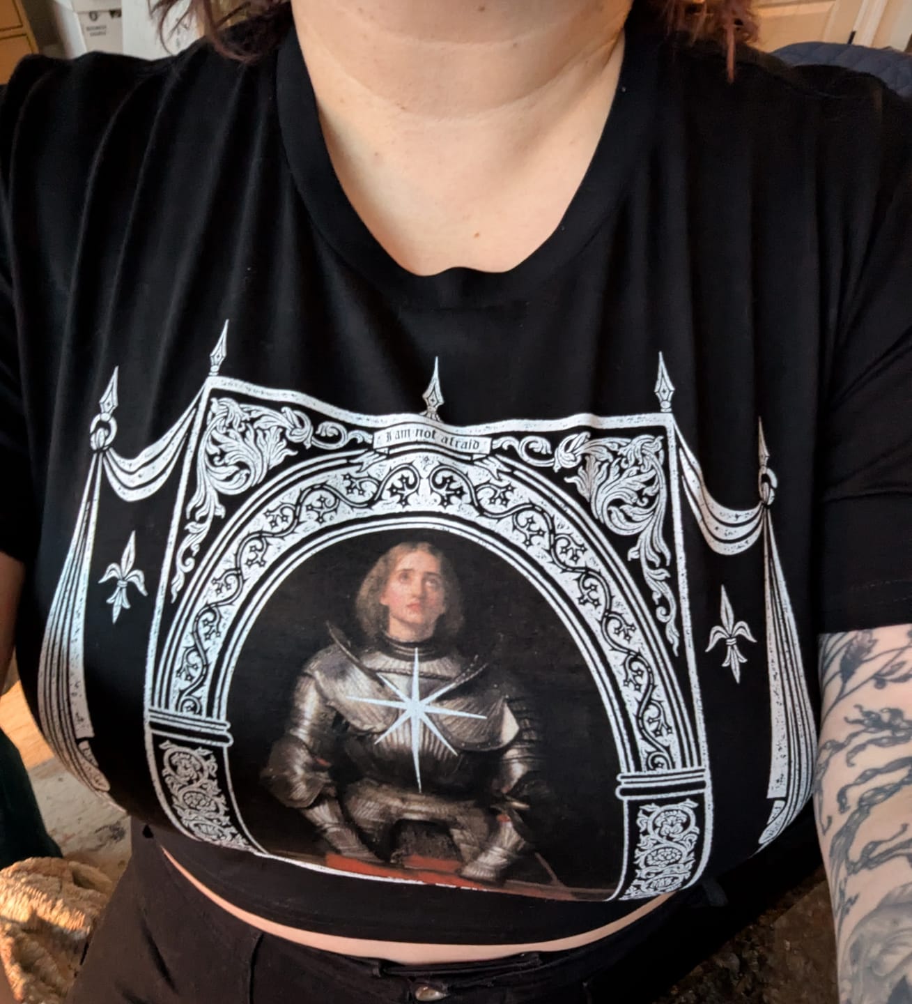 Customer photo review of Acceptance Crop Tee