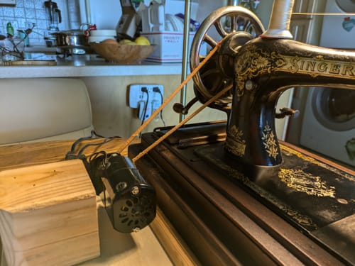 Customer photo review of Motor & Foot Control Kit, Alphasew #EM190