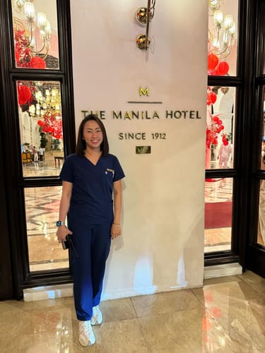 Customer photo review of Tapered MoveTech® Scrub Pants - Women / Navy