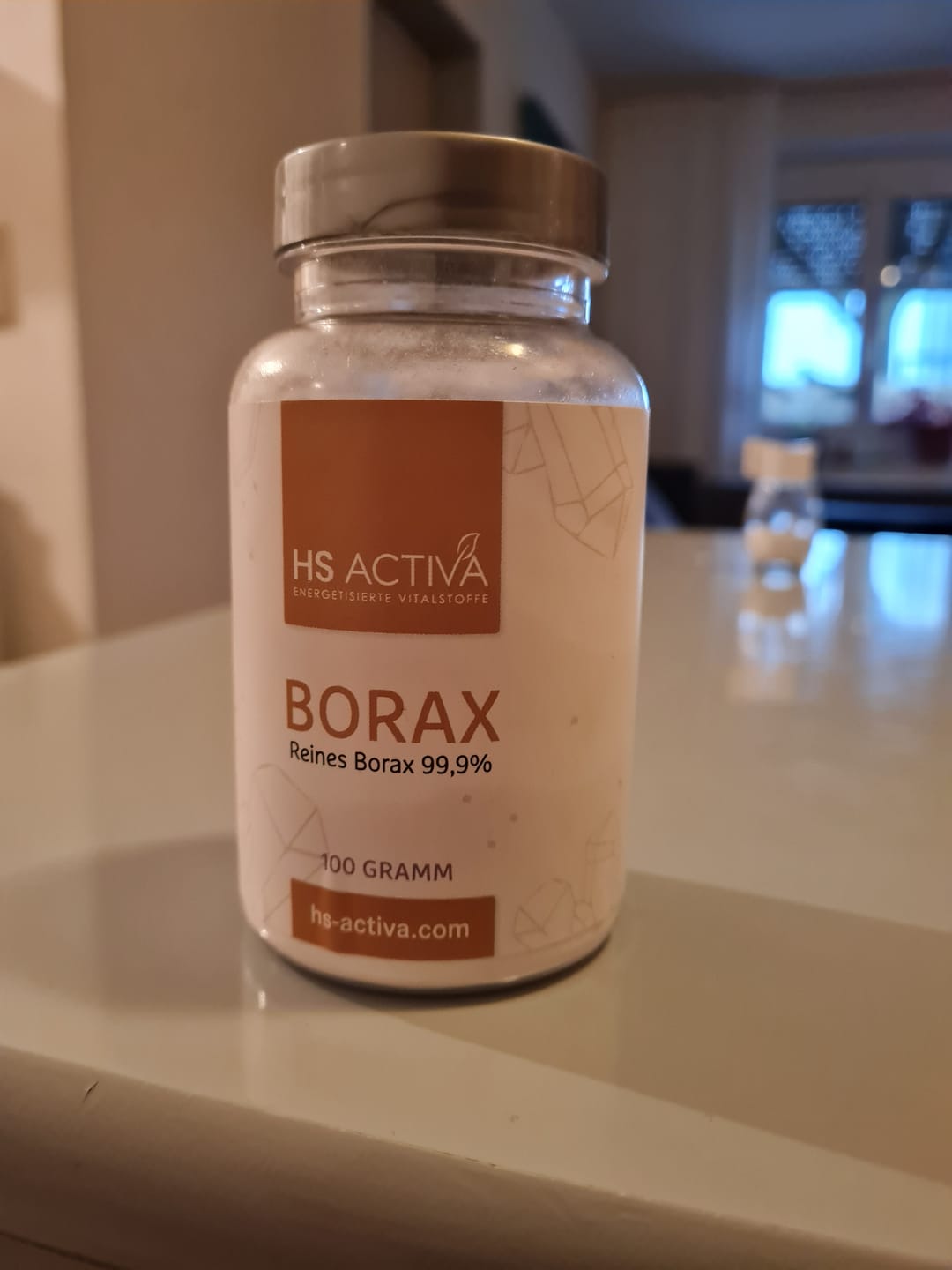 Customer photo review of Borax I Pharmazeutische Reinheit 99,9% I 100 Gramm