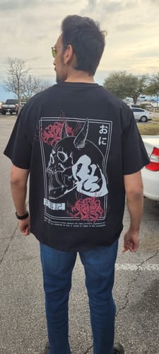 Customer photo review of Oni T-Shirt