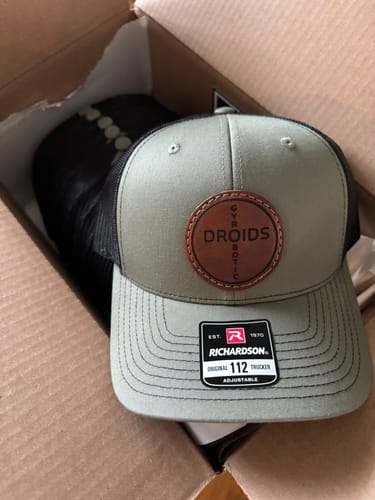 Customer photo review of Richardson 112 Custom Leather Patch Hat