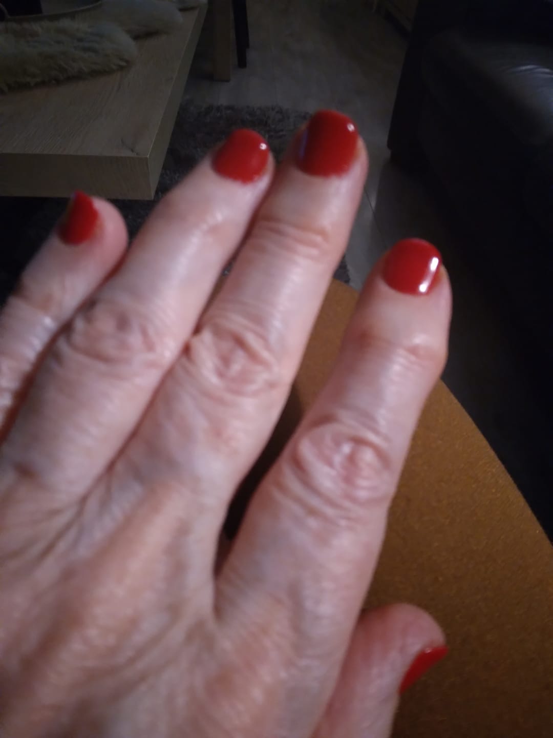 Customer photo review of Christmas Red Dipping Powder