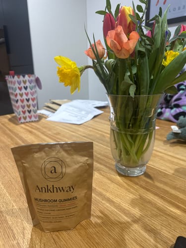 Customer photo review of 2-Month Mushroom Gummies