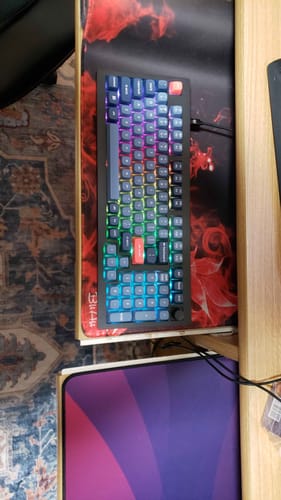 Customer photo review of Keychron V5 Max Wireless Mechanical Keyboard (Carbon Black)