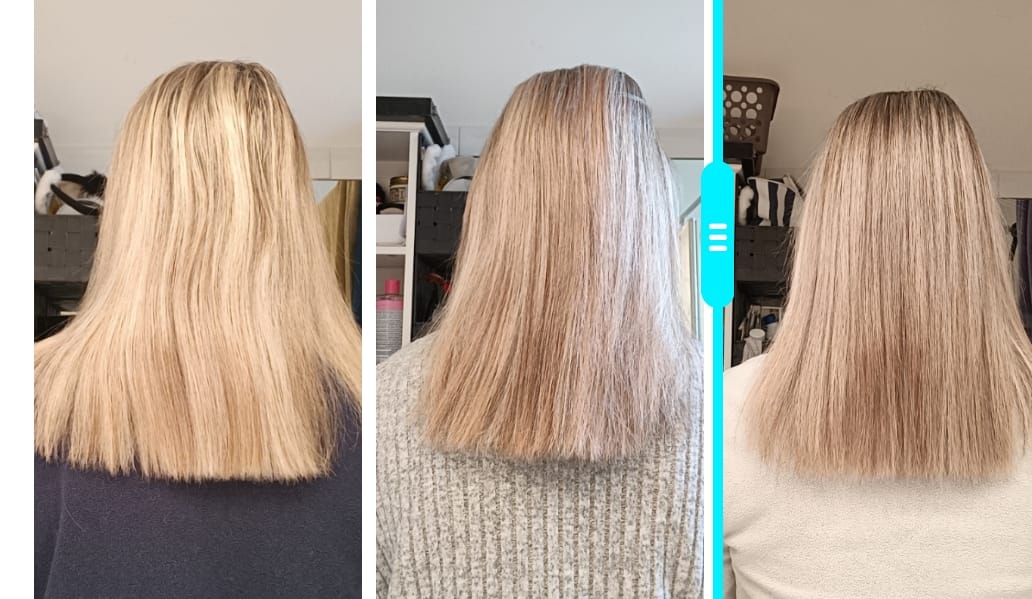 Customer photo review of Pack Glow Hair Duo
