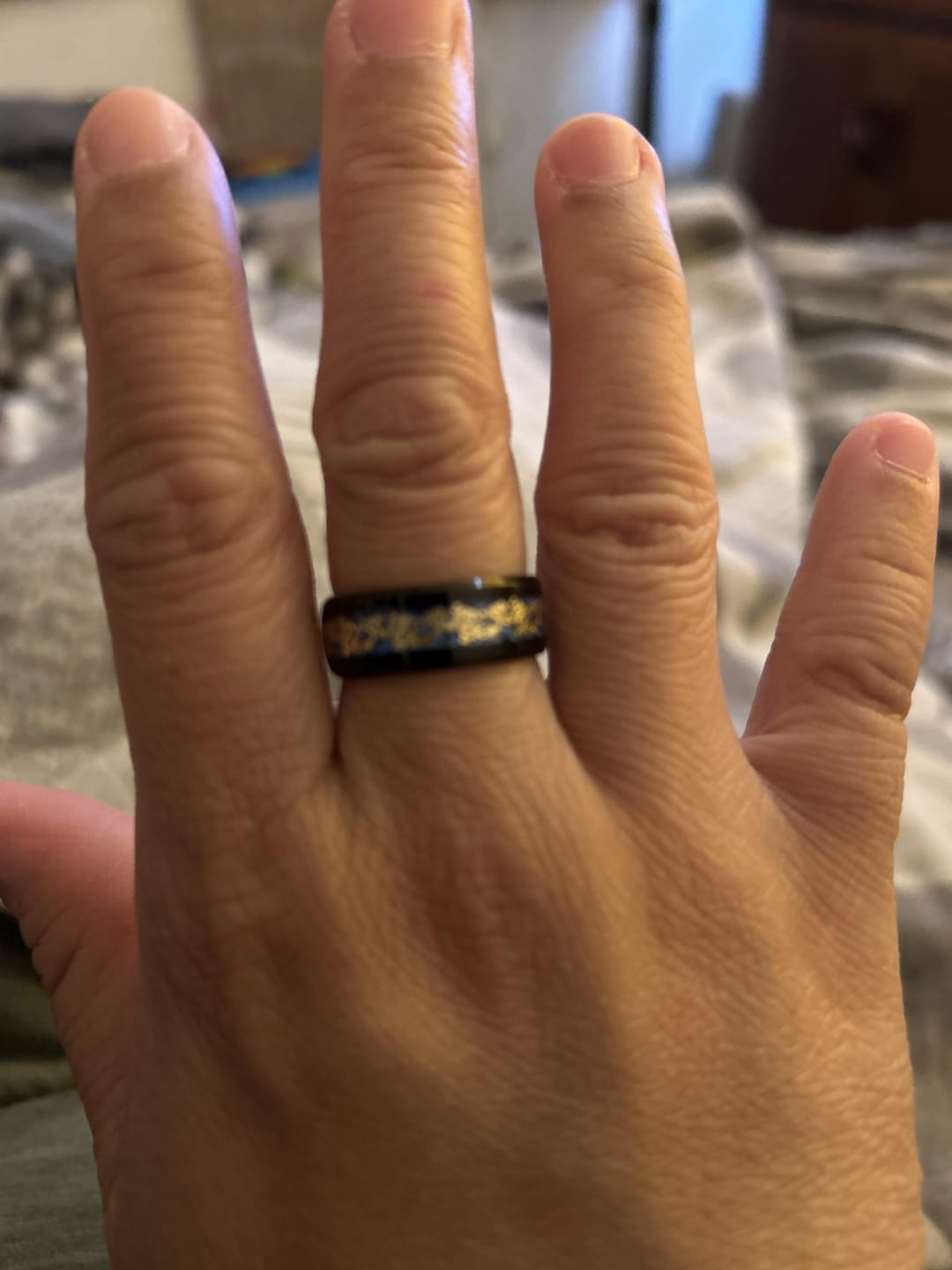Customer photo review of Dragon Titanium Ring - Ultimate Luck, Prosperity, and Protection