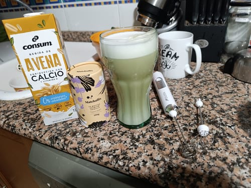 Customer photo review of Té Matcha Premium Vainilla