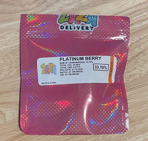 Customer photo review of Platinum Berry - 4 Grams - Hybrid