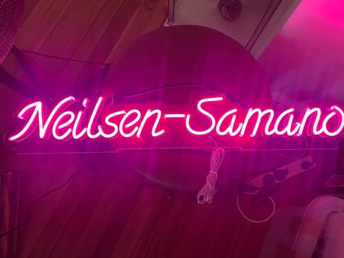 Customer photo review of Custom Neon Signs