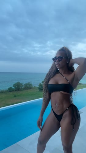 Customer photo review of Nomi One Piece Swimsuit - Black