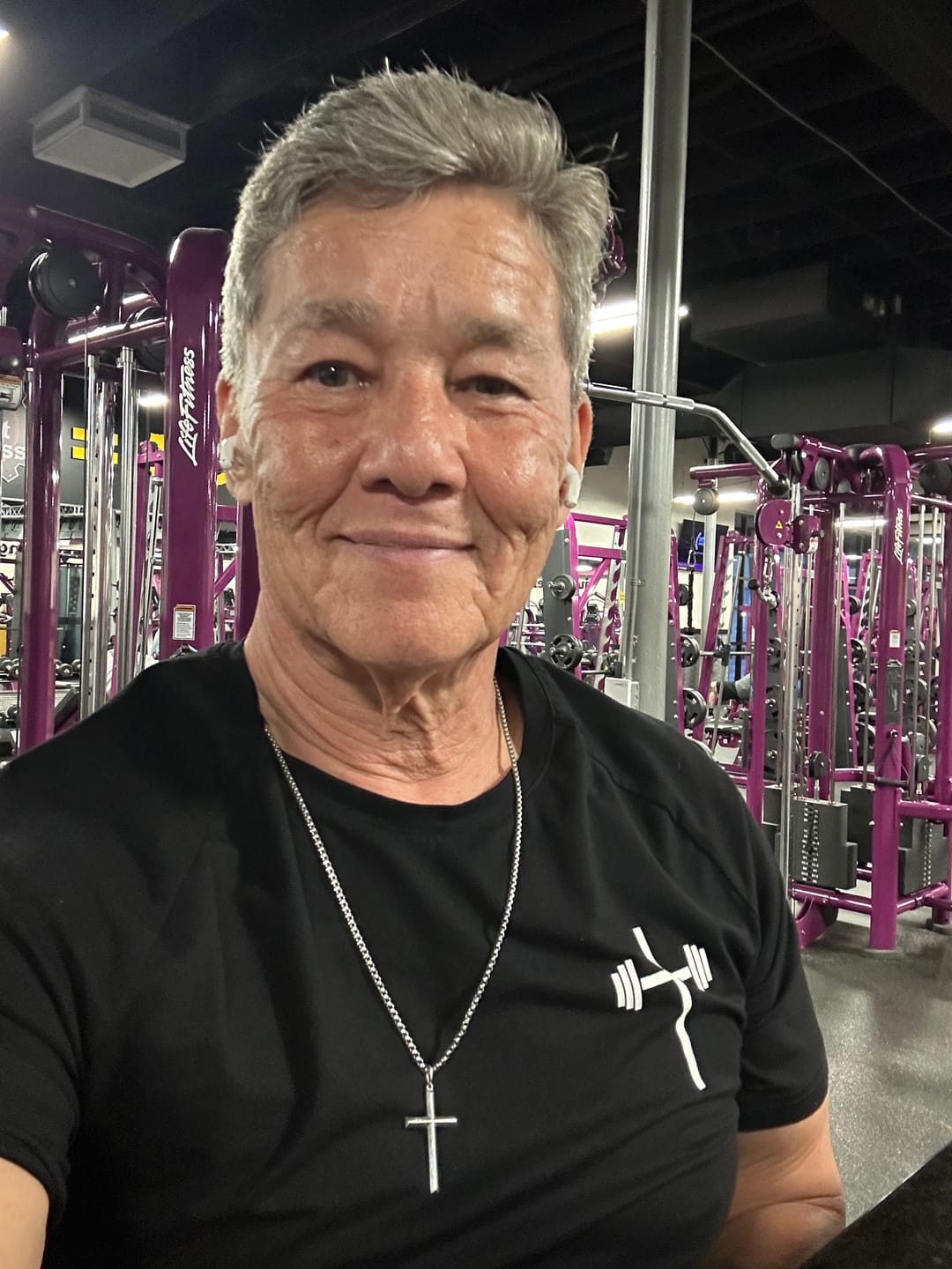 Customer photo review of Original Fitted Performance Tee