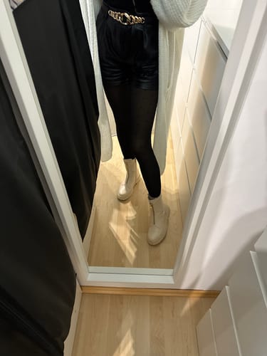 Customer photo review of B-Ware 436. Viola Boots - Beige Gr.38