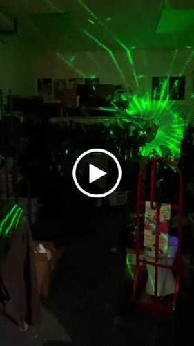 Customer video review of RaveLight™ 9-Eye Laser Party Light