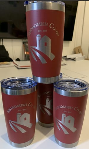 Customer photo review of (6 Pieces) Custom Laser Engraved - 20oz Tumblers