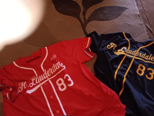 Customer photo review of Custom Black LGBT Rainbow For Pride Month Raglan Sleeves Authentic Baseball Jersey